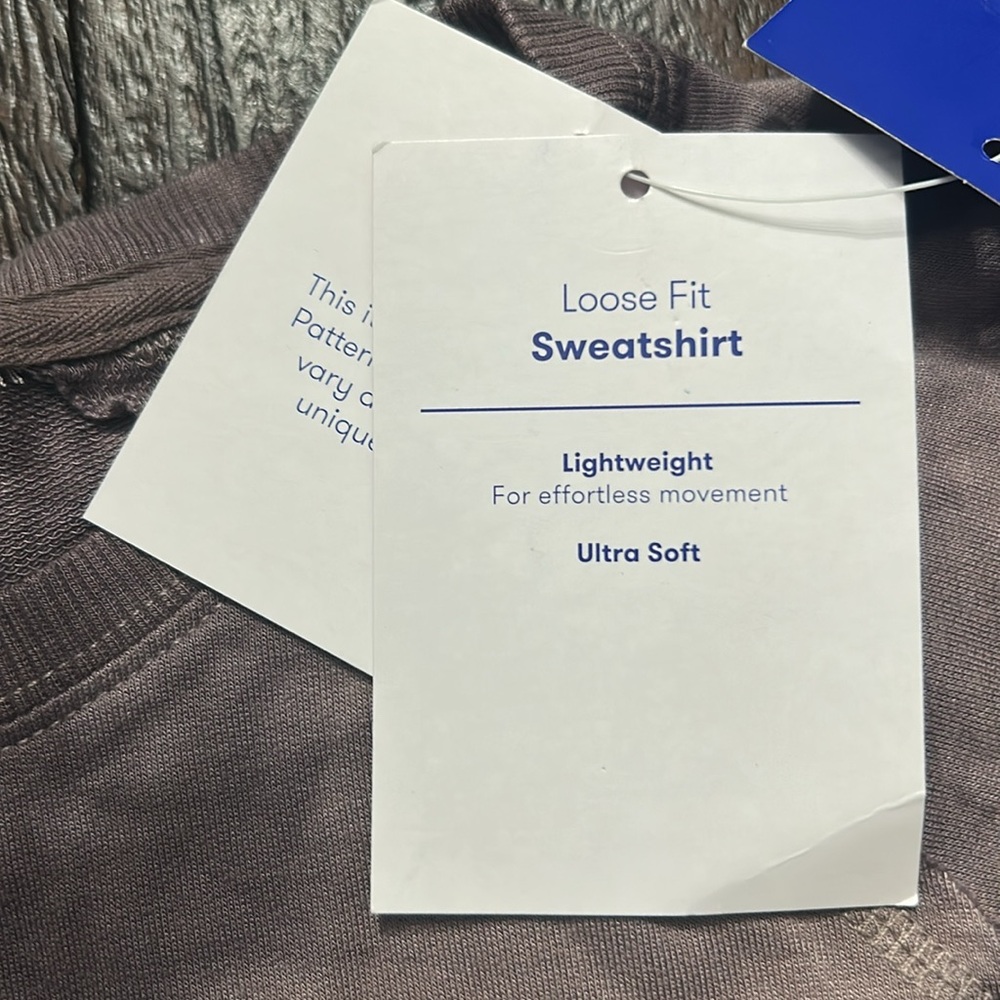 NWT JoyLab Tie Dye Lightweight Sweatshirt - Picture 8 of 10